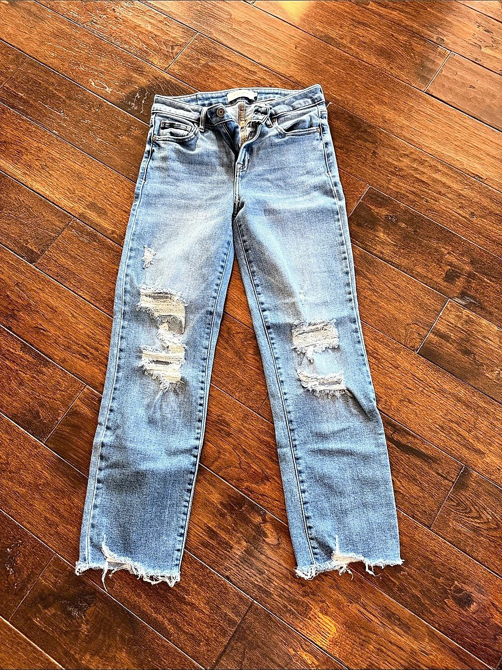 Hidden High Rise Jeans Blue